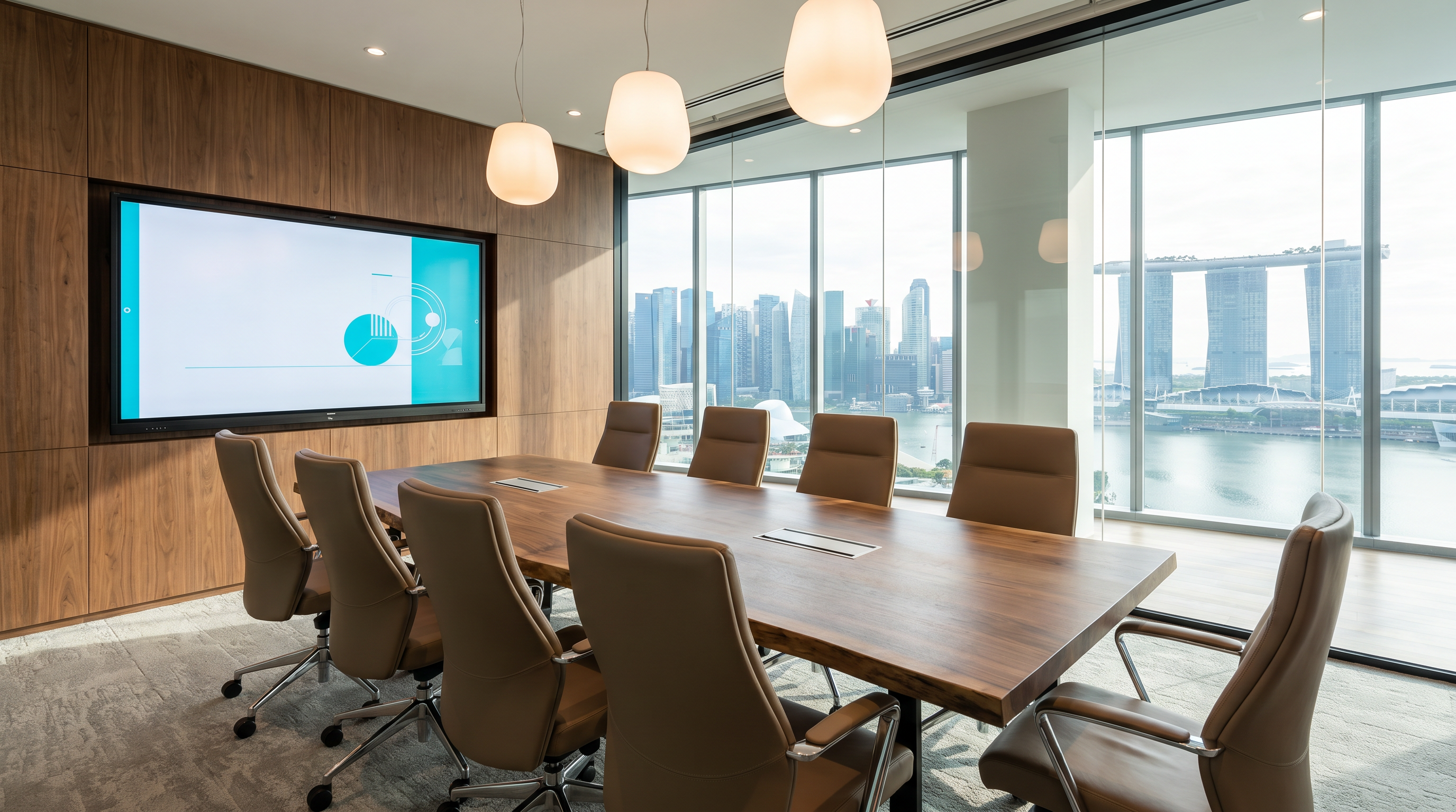 Interactive displays for corporate presentations
