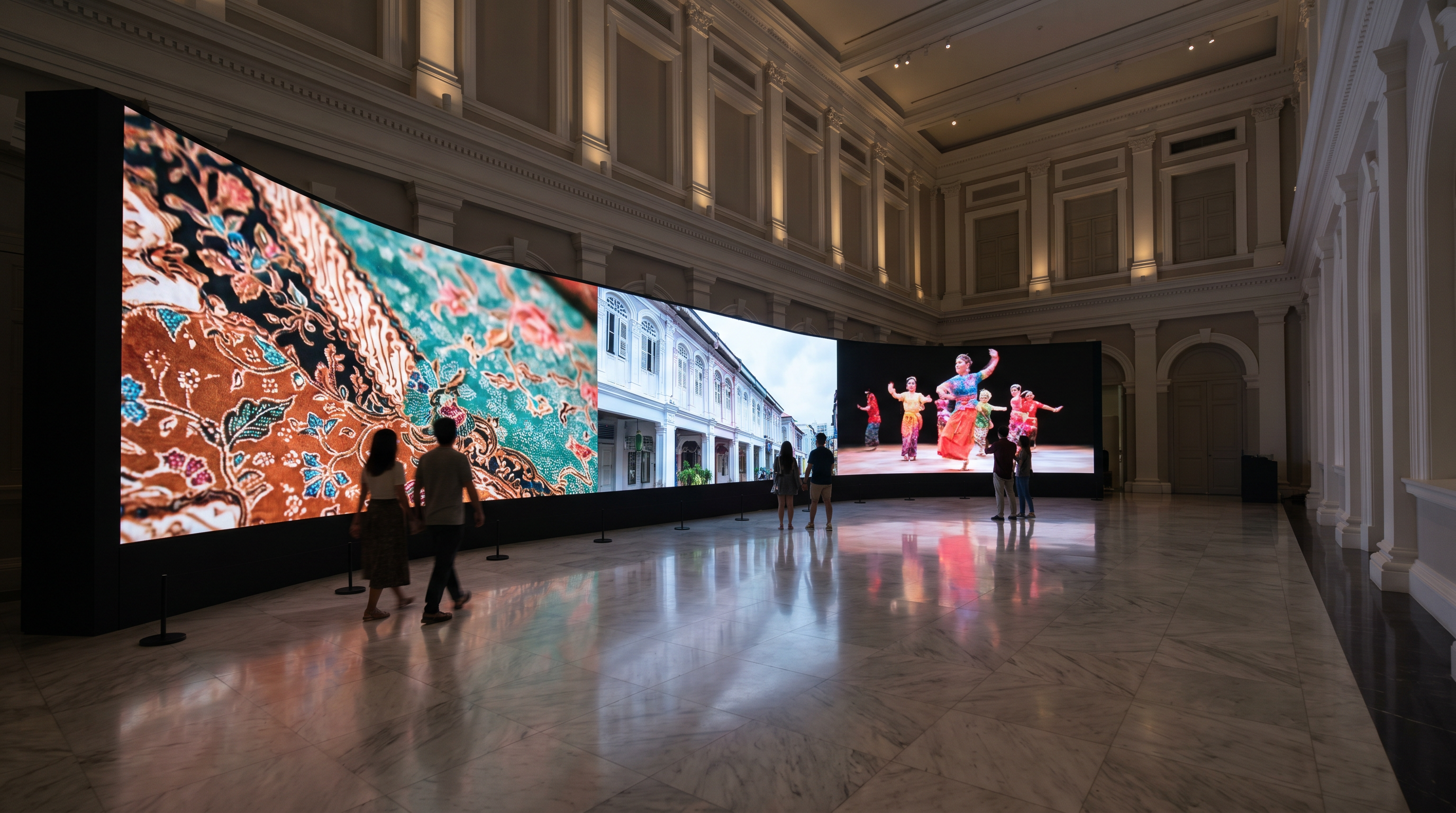 Digital signage for museums, public spaces and events