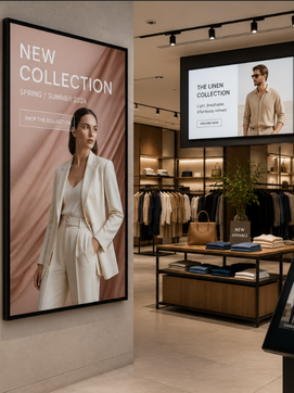 Retail in-store digital signage