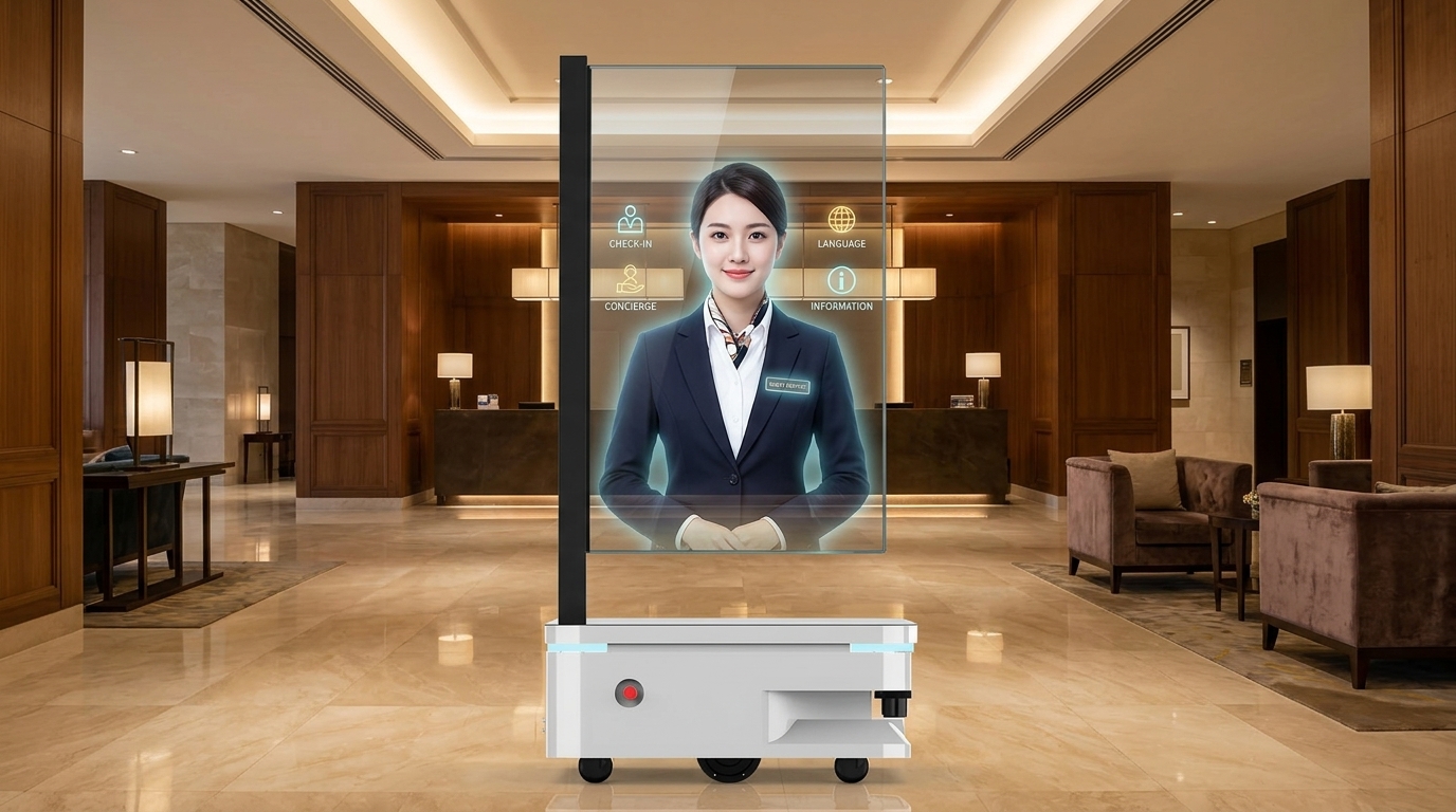 Transparent LED glass display